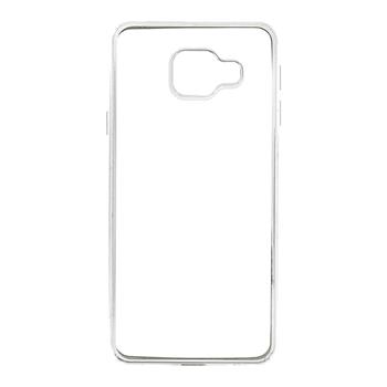Kisswill TPU silikonové transparentní pouzdro / Silver pro Samsung A310 Galaxy A3 2016