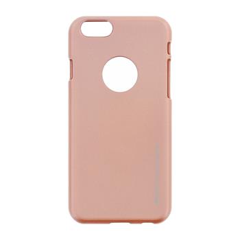 Mercury i-Jelly TPU silikonové pouzdro pro iPhone 6 / 6S Metal Rose GOLD zlatá barva