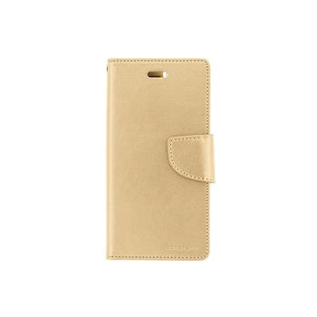 Mercury Bravo diářové Pouzdro pro iPhone 6 / 6S GOLD zlatá barva