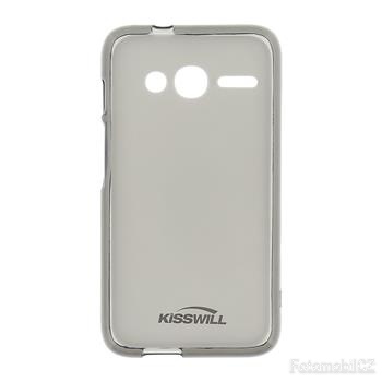 Kisswill TPU černé transparentní silikonové pouzdro pro Alcatel Pixi 4 (4.0)