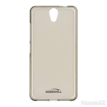 Kisswill TPU černé transparentní silikonové pouzdro pro Lenovo Vibe S1 Lite