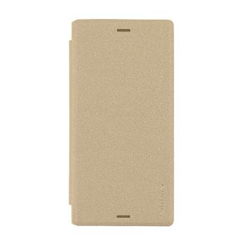 Nillkin Sparkle Folio Pouzdro GOLD zlatá barva pro Sony F8331 Xperia XZ