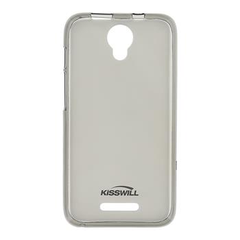 Kisswill TPU černé transparentní silikonové pouzdro pro Alcatel Pixi 4 (5.0) 4G / 5045X