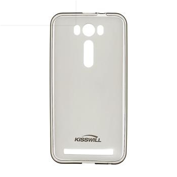 Kisswill TPU černé transparentní silikonové pouzdro pro Asus ZenFone 2 Laser