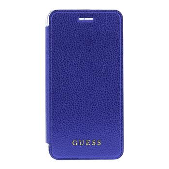 GUFLBKP7LIGLTBL Guess IriDescent knížkové pouzdro Blue pro iPhone 7 / 8 Plus