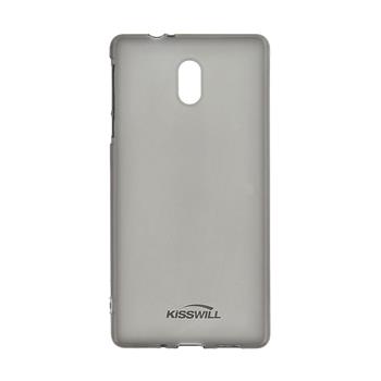 Kisswill TPU černé transparentní silikonové pouzdro pro Nokia 3