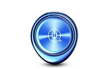 USAMS ZJ024 Magnetický Držák na Prst Blue (EU Blister)