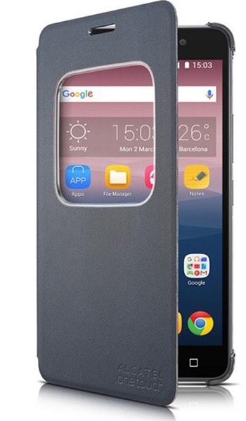 Alcatel Originální Flip Pouzdro Black pro Pixi 4 (6