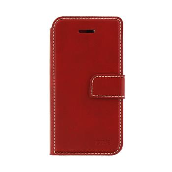 Molan Cano Issue knížkové pouzdro pro Samsung J320 Galaxy J3 2016 Red + ochranné sklo