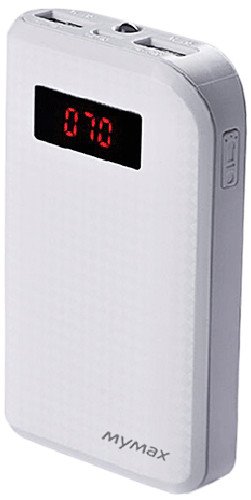 MyMAx PowerBank 10000 mAh WHITE bílá barva (EU Blister)
