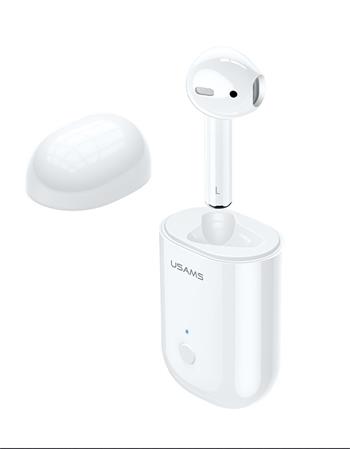 USAMS LB Mono Stereo Wireless Sluchátka WHITE bílá barva