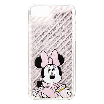 Disney Minnie 017 Glitter Back Cover Silver pro iPhone 6 / 7 / 8