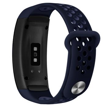 Tactical 213 Double Silikonový Řemínek pro Samsung Gear Fit 2 Pro Navy (EU Blister)