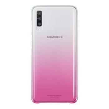 EF-AA705CPE Samsung Gradation Kryt pro Galaxy A70 PINK růžová barva + sklo na displej
