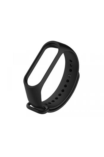 Tactical 513 Silikonový Řemínek pro Xiaomi Mi Band 3 / 4 Black
