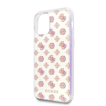 GUHCN58PEOML Guess Iridescent 4G Peony Zadní Kryt pro iPhone 11 Pro