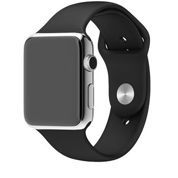 Tactical 456 Silikonový Řemínek pro Apple Watch 1 / 2 / 3 / 4 / 5 / 6 / SE 38 / 40mm Black