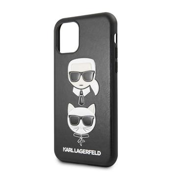 KLHCN61KICKC Karl Lagerfeld &Choupette Kryt pro iPhone 11 Black