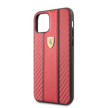 FESNMHCN61RE Ferrari Carbon Kryt pro iPhone 11 Red