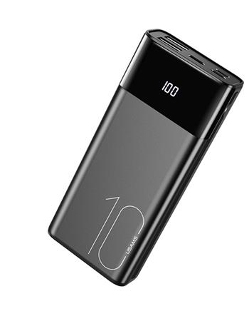 USAMS US-CD97 Dual USB Power Bank 10000 mAh Black (EU Blister)