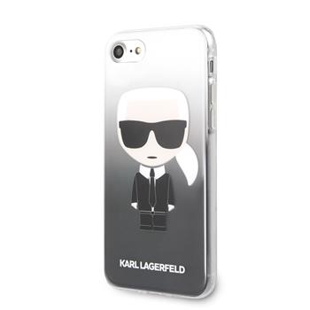 KLHCI8TRDFKBK Karl Lagerfeld Iconic Degrade Kryt pro iPhone 7 / 8 / SE2020 Black