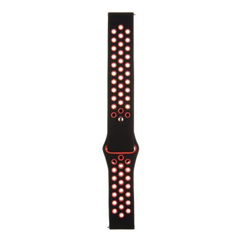 Tactical 701 Double Silikonový Řemínek 20mm Black / Red