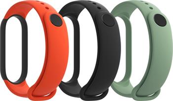 Xiaomi Originální Mi Band 5 Strap Set Black / Orange / Teal