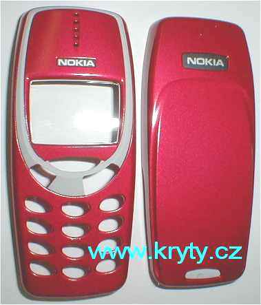Kryt Nokia 3310 Vesuvius červený SKR-166 originální