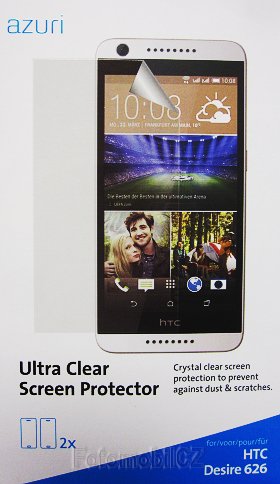 2 kusy ochranné fólie na displej Azuri duo screen protector HTC Desire 626