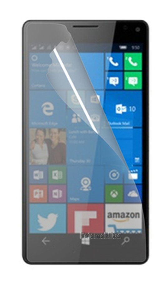 Prémiová ochranná fólie displeje CELLY Perfetto pro Microsoft Lumia 950 XL, lesklá, 2ks