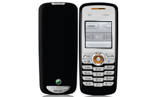 Sony Ericsson kryt Style-Up Soft Black pro SE J230i