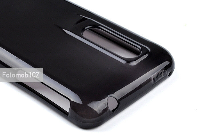 Silikonové ochranné pouzdro JEKOD TPU + fólie Black pro LG P920