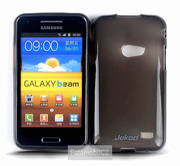 Silikonové ochranné pouzdro JEKOD TPU + fólie  Black pro Samsung i8530 Galaxy Beam