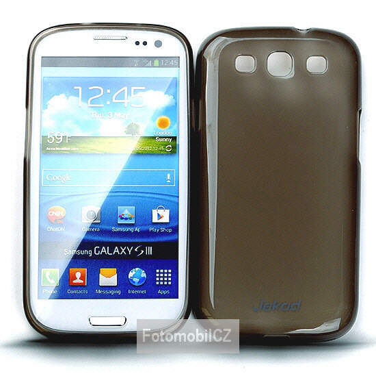 Silikonové pouzdro kryt JEKOD TPU + fólie Black pro Samsung i9300 Galaxy S3