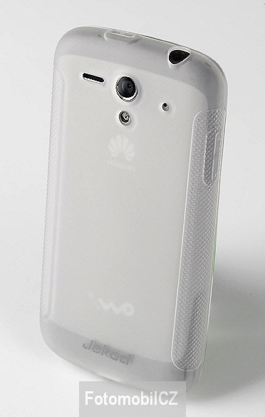 Silikonové pouzdro kryt JEKOD TPU + fólie White pro Huawei Ascend G300