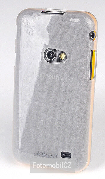 Silikonové ochranné pouzdro JEKOD TPU + fólie White pro Samsung i8530 Galaxy Beam