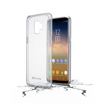 Zadní čirý kryt s ochranným rámečkem Cellularline CLEAR DUO pro Samsung Galaxy S9 Plus