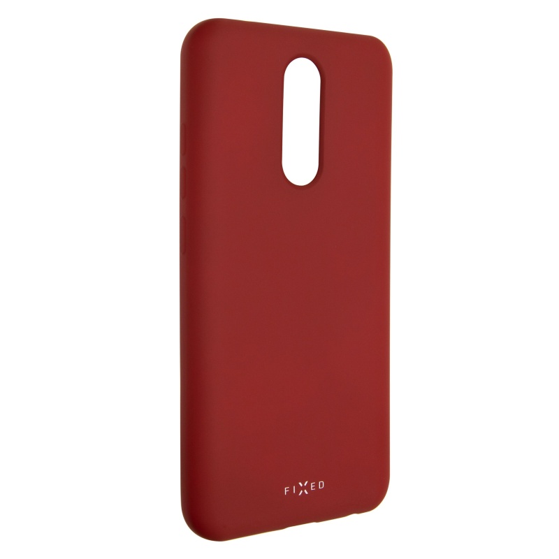 Zadní pogumovaný kryt FIXED Story pro Xiaomi Redmi 8 / 8A, červený