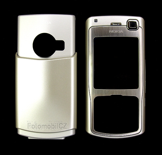 Originální housing kryt Nokia N70 Silver Sand