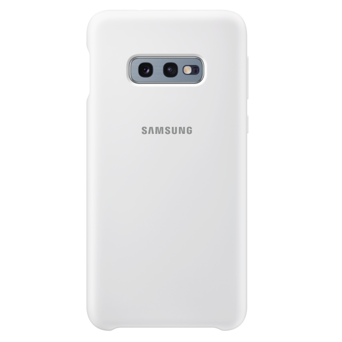 EF-PG970TWE Samsung Silicone Cover WHITE bílá barva pro G970 Galaxy S10e