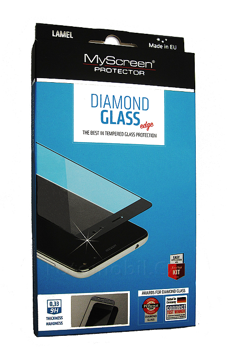 Ochranné sklo displeje MyScreen Diamond Glass FullCover černé pro Huawei P20