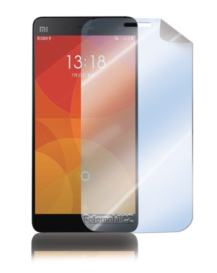 Prémiová ochranná fólie displeje CELLY pro Xiaomi Mi4, lesklá, 2 kusy