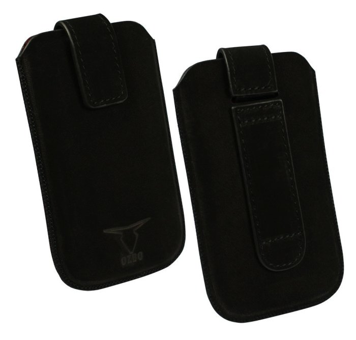 Kožené pouzdro OZBO Nabuk XL černé pro IPhone 6 / 6S / 7 / 8 / SE 2020 / SE 2022