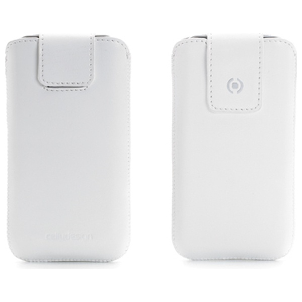 Pouzdro CELLY ILUX s poutkem pro iPhone SE / 5 / 5S, bílé