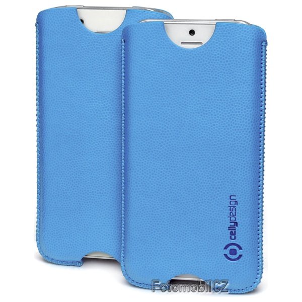 Pouzdro CELLY Ristretto pro iPhone 5/5S/SE, barva tyrkysová