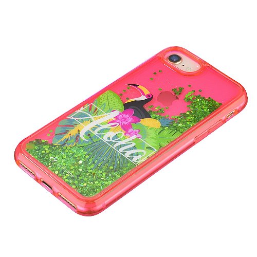 Silikonové pouzdro Cellularline Stardust pro iPhone X / XS,  motiv Caticorn