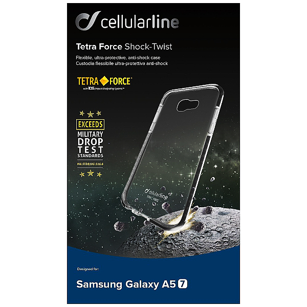 Ultra ochranné pouzdro Cellularline Tetra Force Shock-Twist pro Samsung A520F Galaxy A5 2017, 2 stupně ochrany