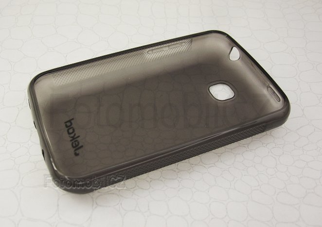 Silikonové pouzdro kryt JEKOD TPU + fólie Black pro LG E430 Optimus L3 II