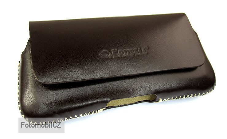 Krusell pouzdro HECTOR Medium, kaštanová