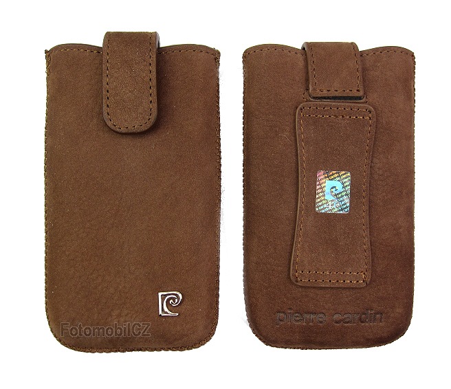 Pouzdro Pierre Cardin hnědé